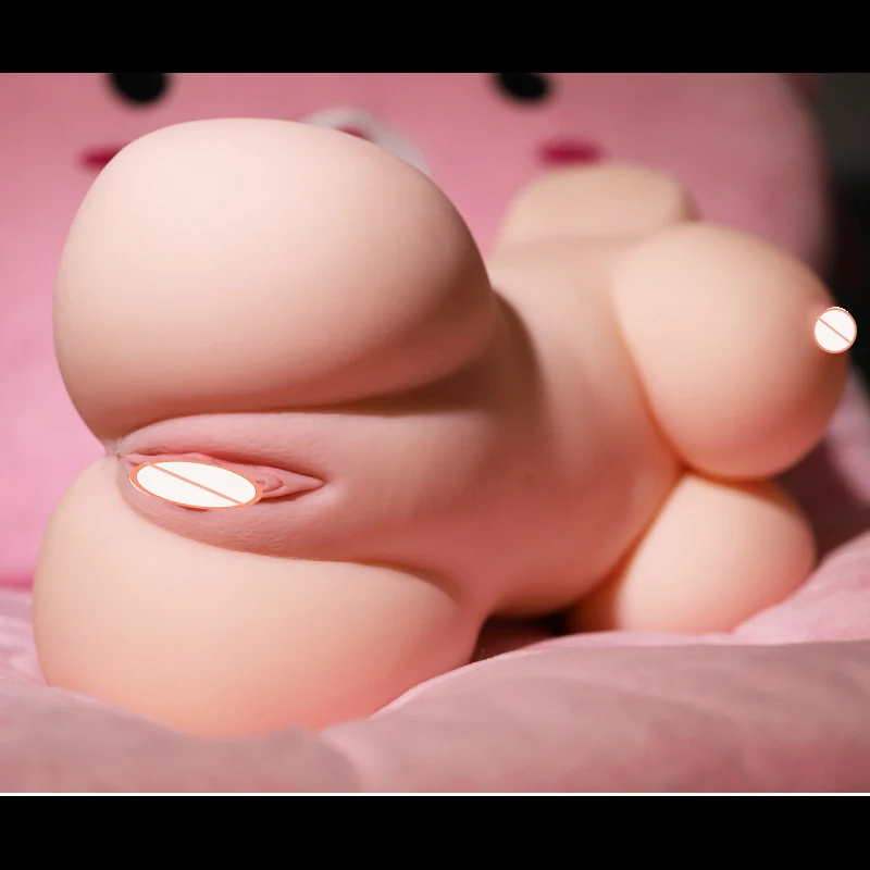 Японское аниме Реалистичная наполовину большая грудь Вагина анальный секс кукла