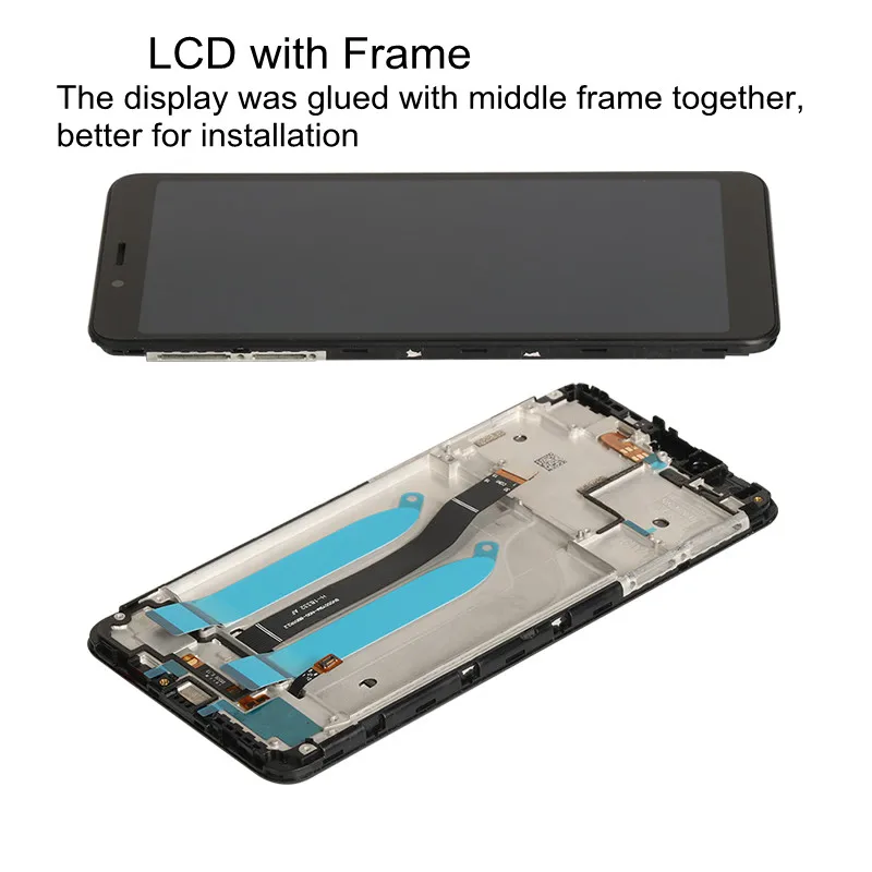 ЖК-дисплей с рамкой для Redmi 6 6a сменный ЖК-экран сенсорным экраном 5 45 дюйма Xiaomi 6A A