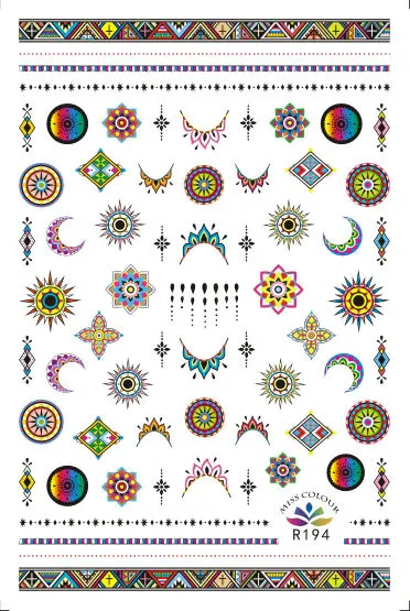 1 лист наклейки для ногтей в стиле хэллоуина | Красота и здоровье