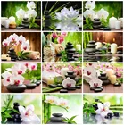 EverShine Алмазная вышивка Орхидея вышивка крестом Алмазная живопись полная площадь Алмазный пейзажи страз искусство Камень мозаика декор для дома