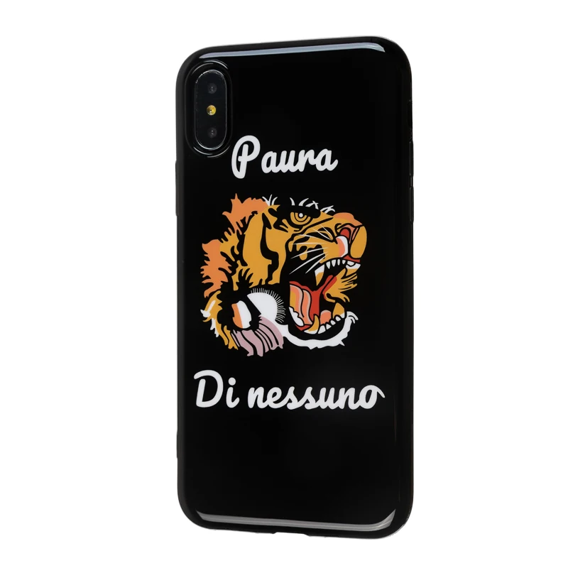 Франция модный ударопрочный черный силиконовый чехол для iPhone X XS XR Max 8 7 Plus 6 6S