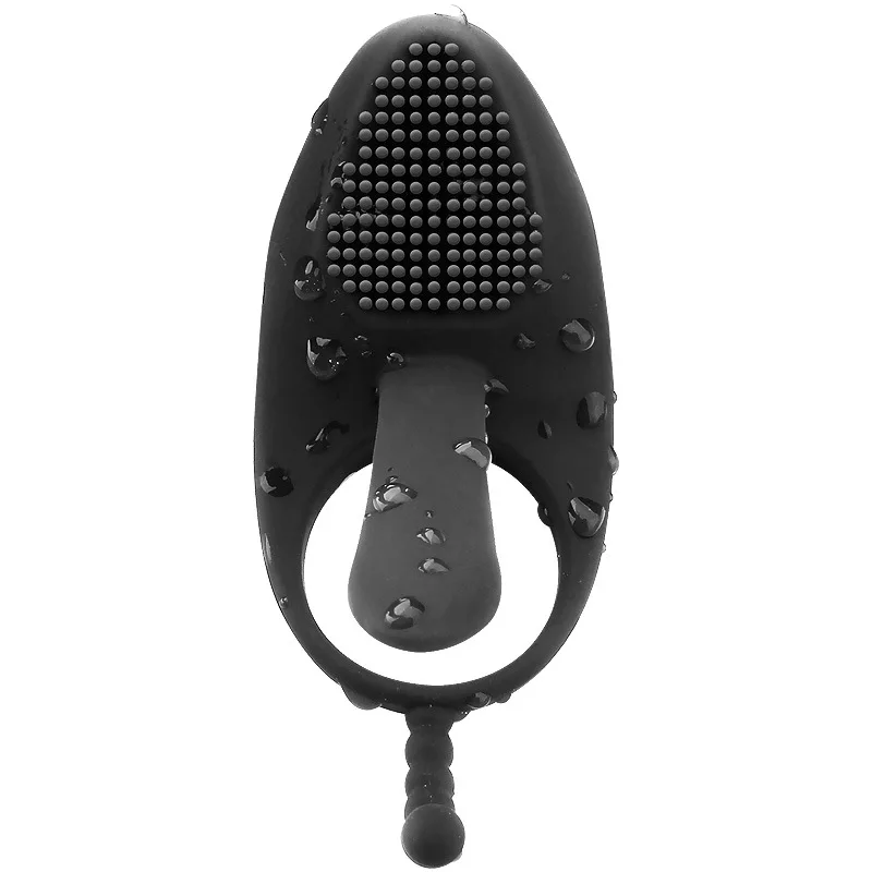 Вибрационное кольцо мужское с замком электрическое для пары флирта точки G