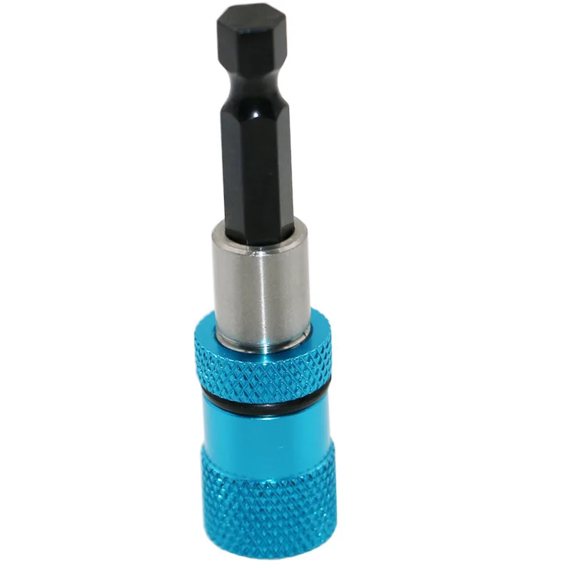 

Screw Depth Bit Holder Magnetic Screwdriver Drywall Hex Bit Kit 6.35mm Durable