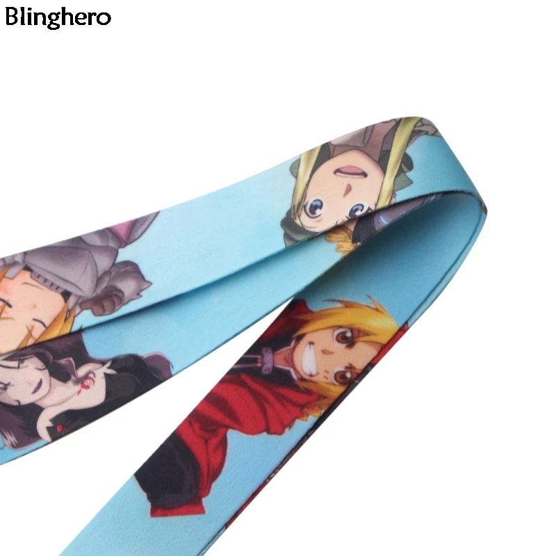 Blinghero аниме Стальной Алхимик ремешки крутые ключи держатель телефона персонажи