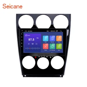 Автомобильный GPS-навигатор Seicane, 9 дюймов, Android 10, для старой Mazda 6 2004-2010 2011 2012 2013 2014 2015, Поддержка TPMS, задняя камера OBD2