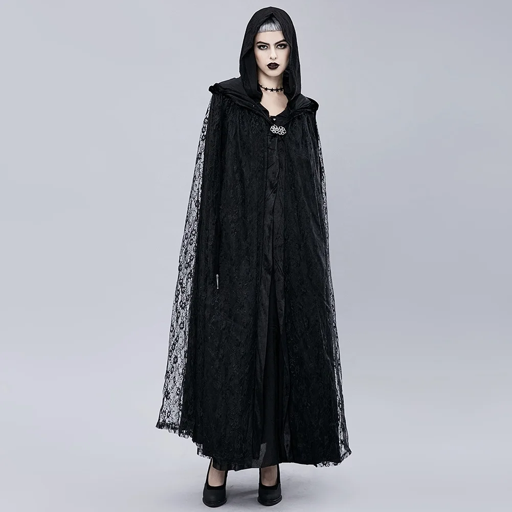 

Women's Steampunk Cape Halloween Cosplay Party Props Lace Cloak Coat