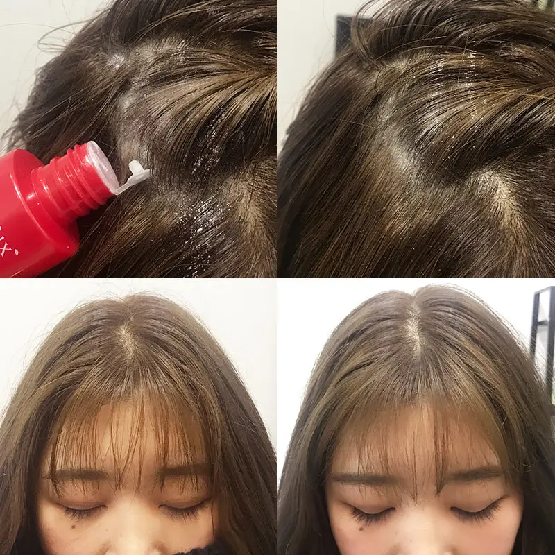 Пушистые тонкие волосы порошок пыль лак для волос увеличивает объем захватывает