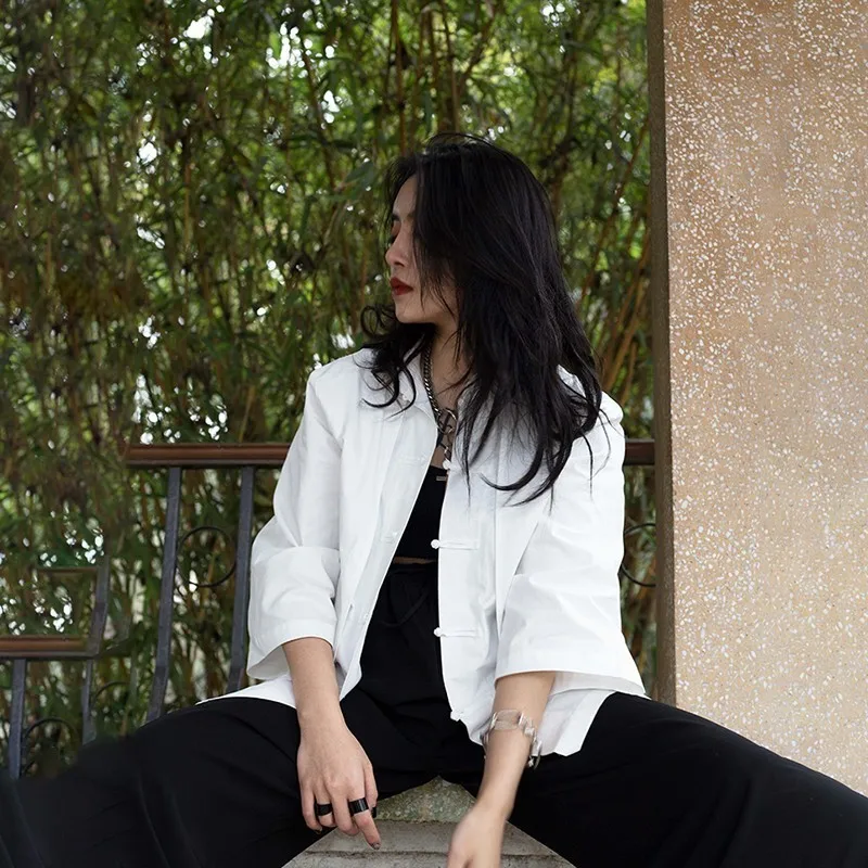 CHICEVER весенние Лоскутные Женские рубашки Блузка Топ женский рукав три четверти