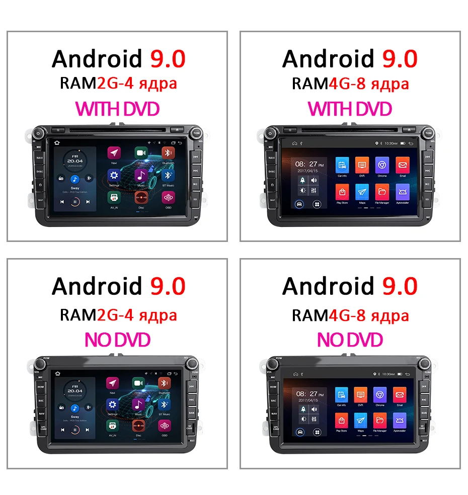 Ips DSP Android 9,0 64G 2 DIN dvd-плеер для сиденья Altea Leon Фольксваген Толедо Passat b6 V6 B7 POLO golf 5 6 touran TIGUAN SAGITAR gps