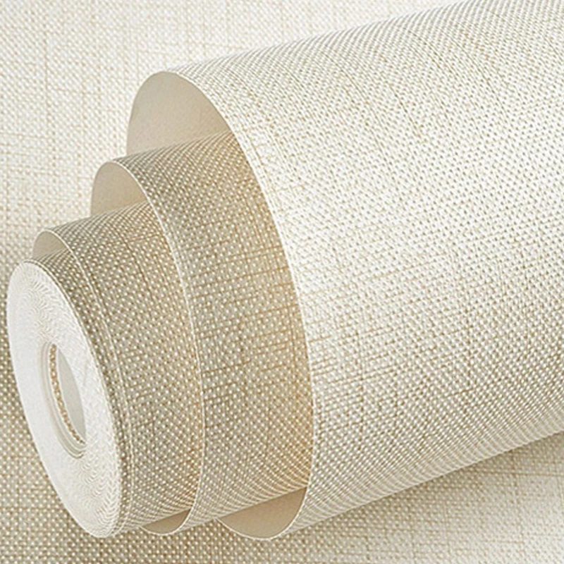 Обои YOUMAN в маленьком стиле простые классические 3d серые бежевые однотонные