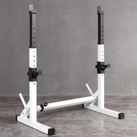 home fitness equipment foldable dumbbell bench barbell shelf men multifunctional weightlifting bed squat rack strength training