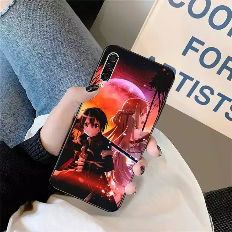 

Sword Art Online Japan anime Phone Case For Samsung galaxy S 9 10 20 A 10 21 30 31 40 50 51 71 s note 20 j 4 2018 plus