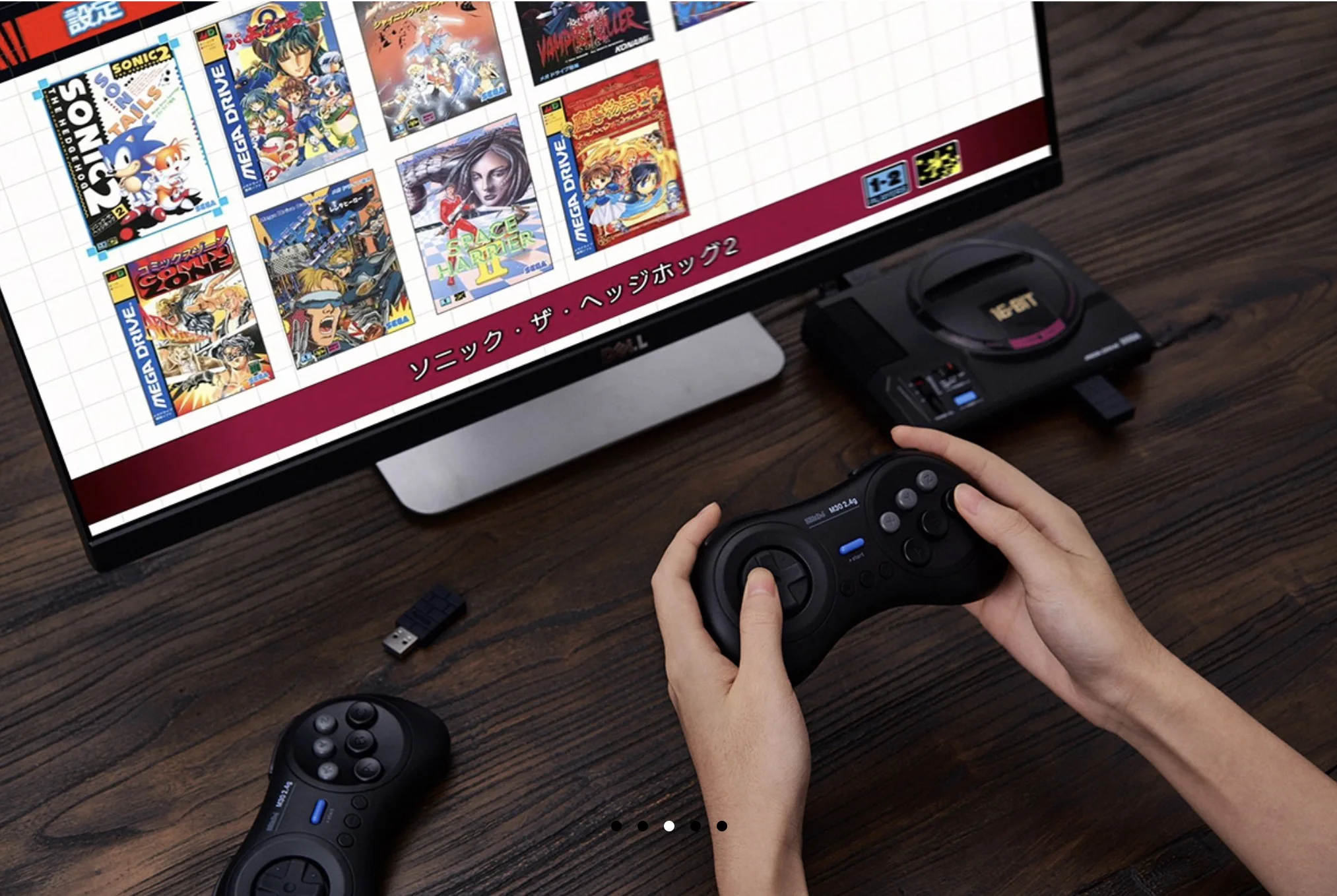 8bitdo M30 2 4G Беспроводной игрового контроллера геймпад для Sega Genesis мини и игры Mega Drive