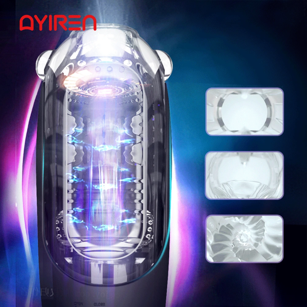 AYIREN автоматические Вибраторы для мужской мастурбации Мужской мастурбатор