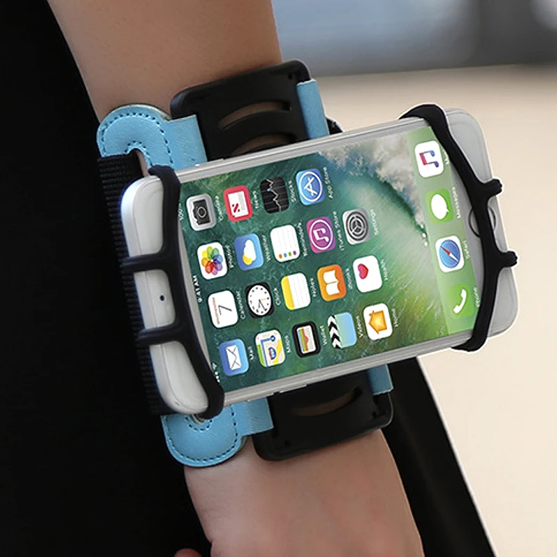 Ремешок на запястье для мобильного телефона держатель руку бега спортивное