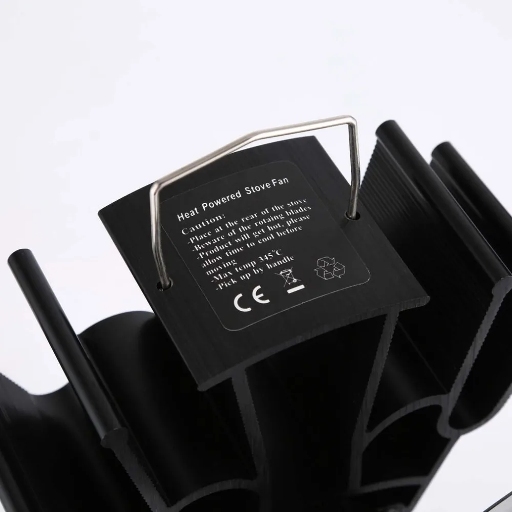 4 лопасти Тепловая плита вентилятор домашняя Бесшумная Печь Ультра тихий