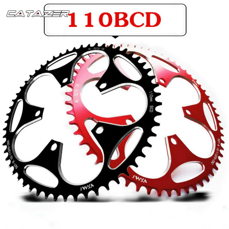 Дорожный велосипедная Звездочка 110 BCD Crank 50 т 52 54T 56T 58 60 передняя шатун зубчатая
