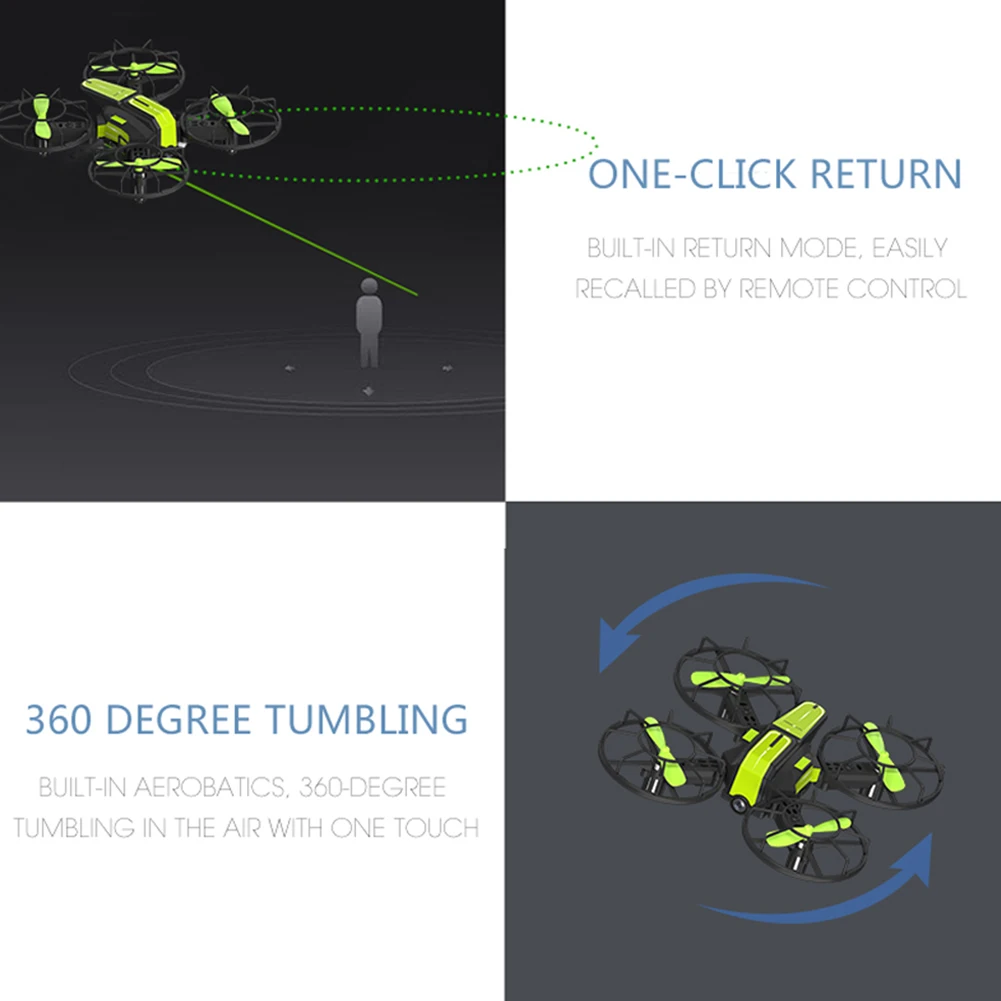 

Mini RC Drone Quadcopter WIFI FPV HD Camera Fixed High APP Control Aircraft