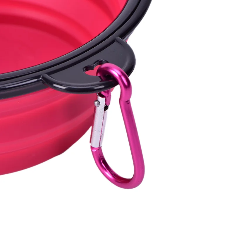 1 шт. портативная миска для путешествий собак контейнер воды складной