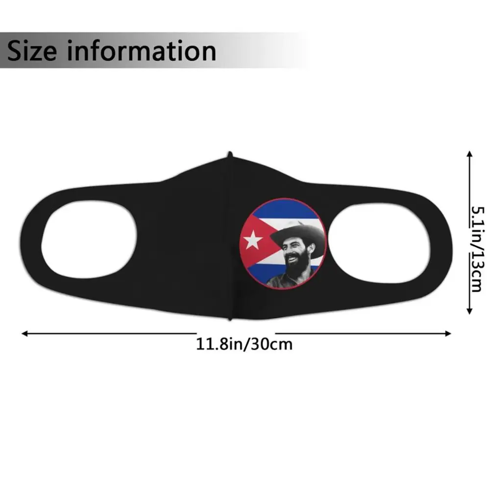 Маска для лица с изображением кубинского флага героя кубинской любви детей