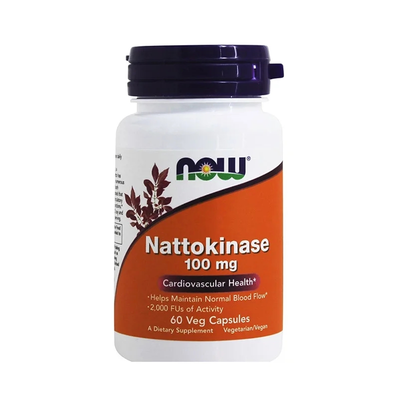 

Free shipping Nattokinase 100 mg Cardiovascular Health Helps Maintain Normal Blood Flow 2,000 Fus of Activity 60 Veg Capsules