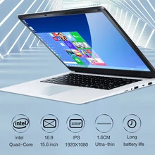 15.6 inch Student Laptop 1920x1080 Notebook 8GB RAM 128GB 256G 512G 1T ROM Laptops Windows 10 Intel Celeron J3455 Wifi Computer