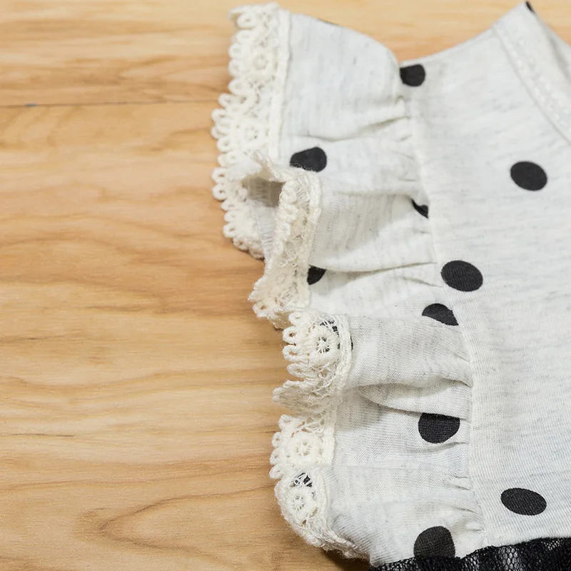 

Baby Girl Dress Summer Girls Polka Dot Cotton Baby Girl Dress Polka Dot Mesh Comfortable knee-Length Skirt