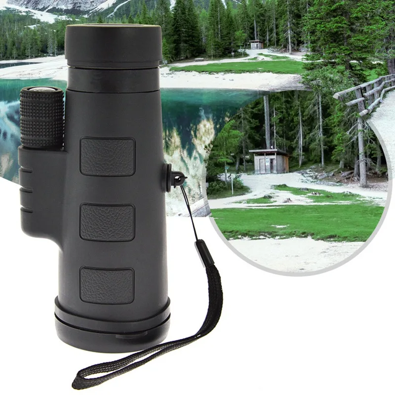 

Single-Handed Adjustable 10 × 42 High-Definition High-Powered Binoculars Outdoor Adventure Travel MonocularsBlack