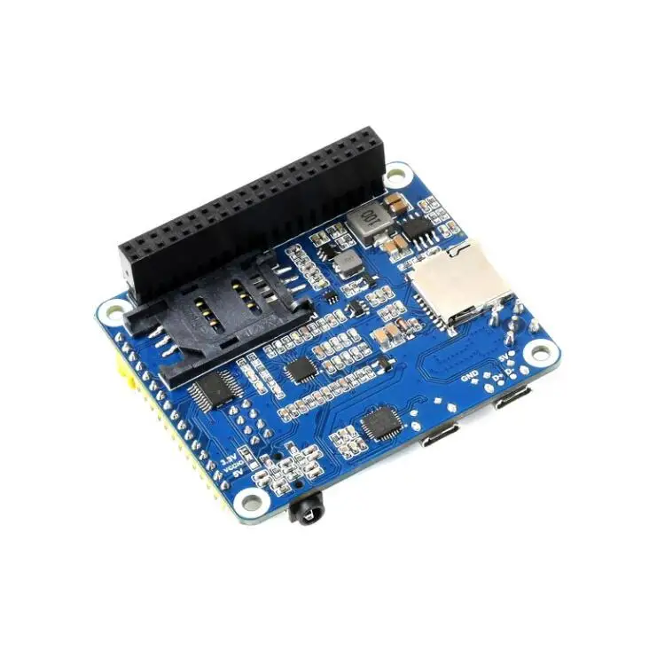 A7600E LTE Cat 1 HAT для Raspberry Pi низкоскоростной модуль 4G 2G GSM / GPRS Юго Восточной Азии
