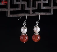 925 silver pearl new korean temperament fashion personality design earrings