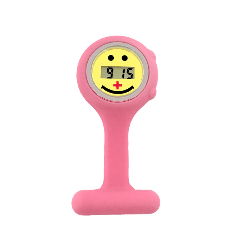 Улыбающееся лицо медсестры часы высокого качества безвредный силиконовый