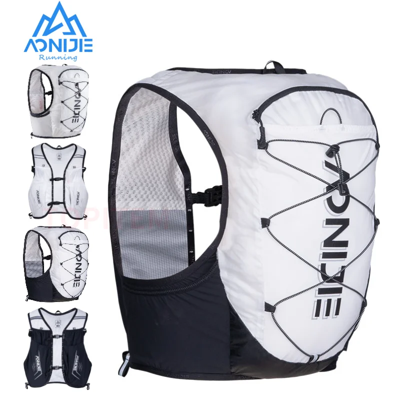 AONIJIE C9108 Lightweight Hydration Cross Country Backpack Pack Rucksack Bag Water Bladder for Hiking Running Marathon Cycling