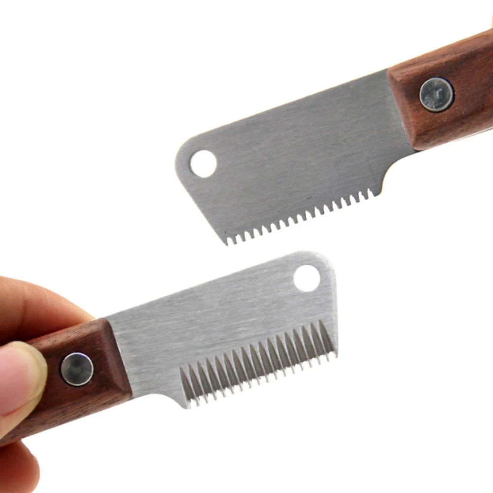 Питомцы расческа терьер курица выщипывание Ножи шнауцер собака инструмент для