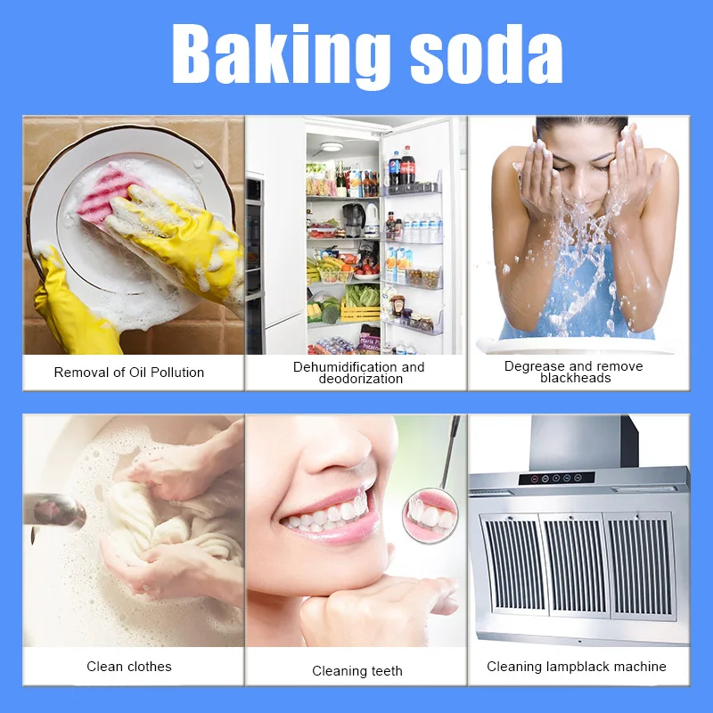 

Hot Baking Soda Cleaning Powder Cleaner Clean Fruits and Vegetables Oil Decontamination X66