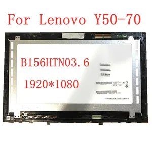 15 6 laptop lcd touch screen b156htn03 6 for lenovo y50 70 notebook assembly 19201080 free global shipping