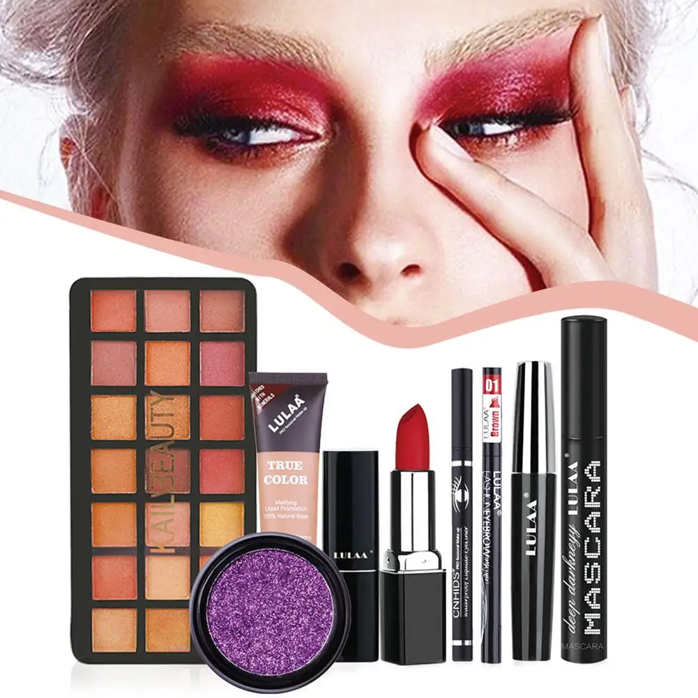 10 шт. набор для макияжа Полный легко носить с собой высокое качество долговечный
