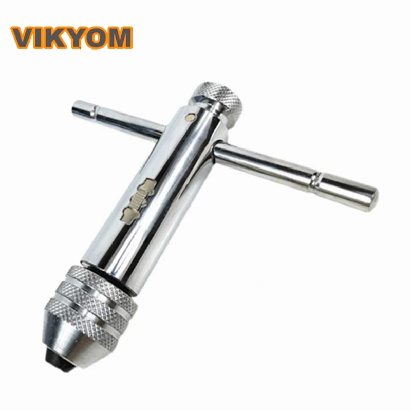 

Ratchet tap wrench Adjustable tapping chuck Manual tapping tapping twister bar fixture M3-M8 M5-M12 Ratchet wrench