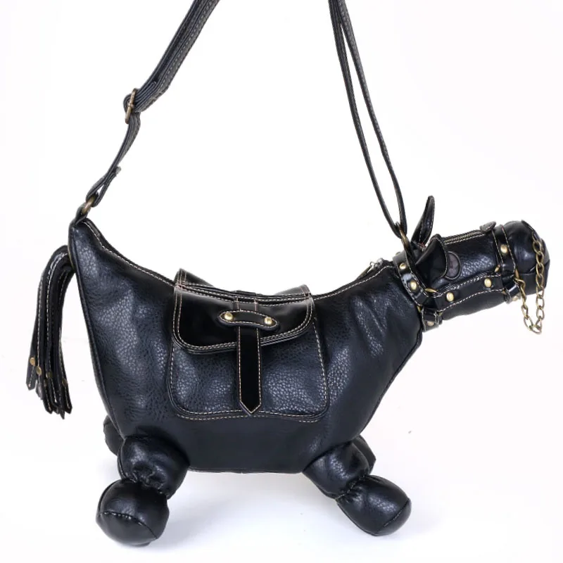 Brand New Lady's Bag Fashion Large Volume Bag Women's Shoulder Bag Personality Street High-Quality Leather Handbag Messenger Bag