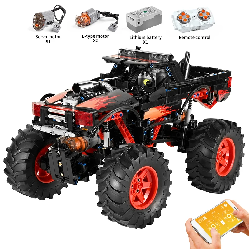 Радиоуправляемый автомобиль MOULD KING 18002 игрушки для мальчиков строительные блоки