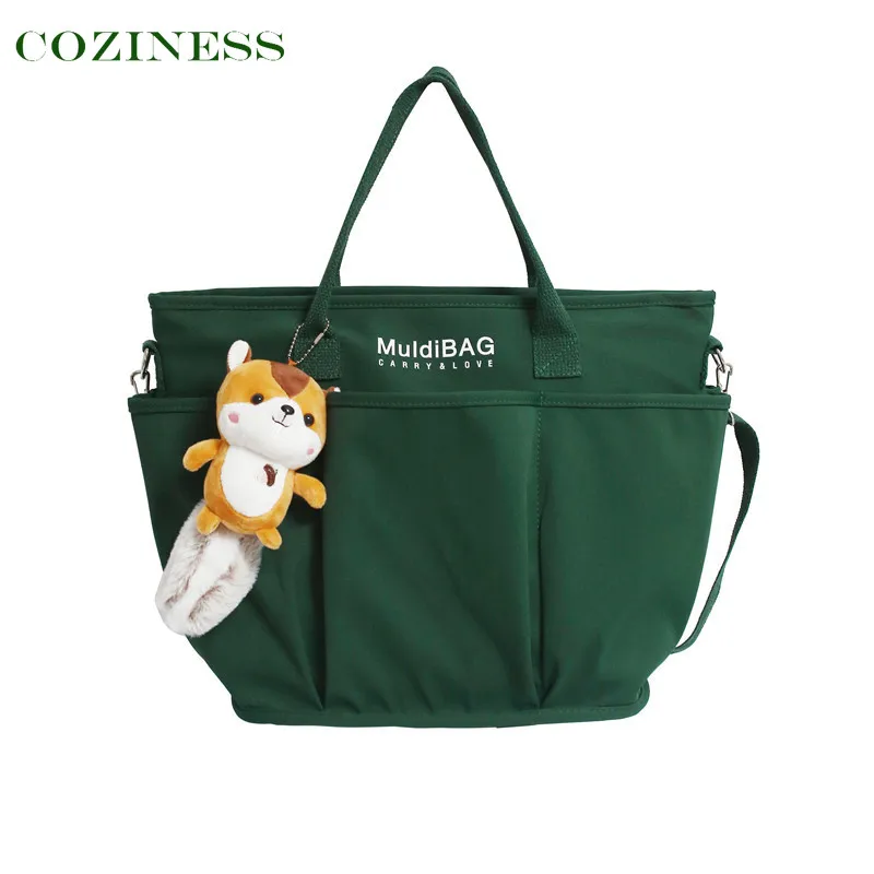 

COZINESS Baby Diaper Bag Squirrel Doll Solid Color Nylon Portable Water Proof High Capacity Mommy New Hot Sale Shoulder Bags