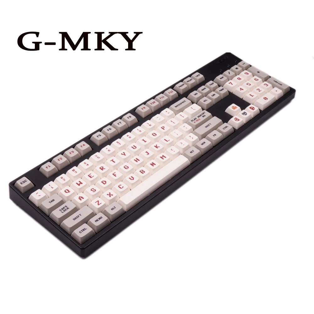 G MKY классические пиксельные 144 колпачки для клавиш PBT сублимированные XDAS профиль