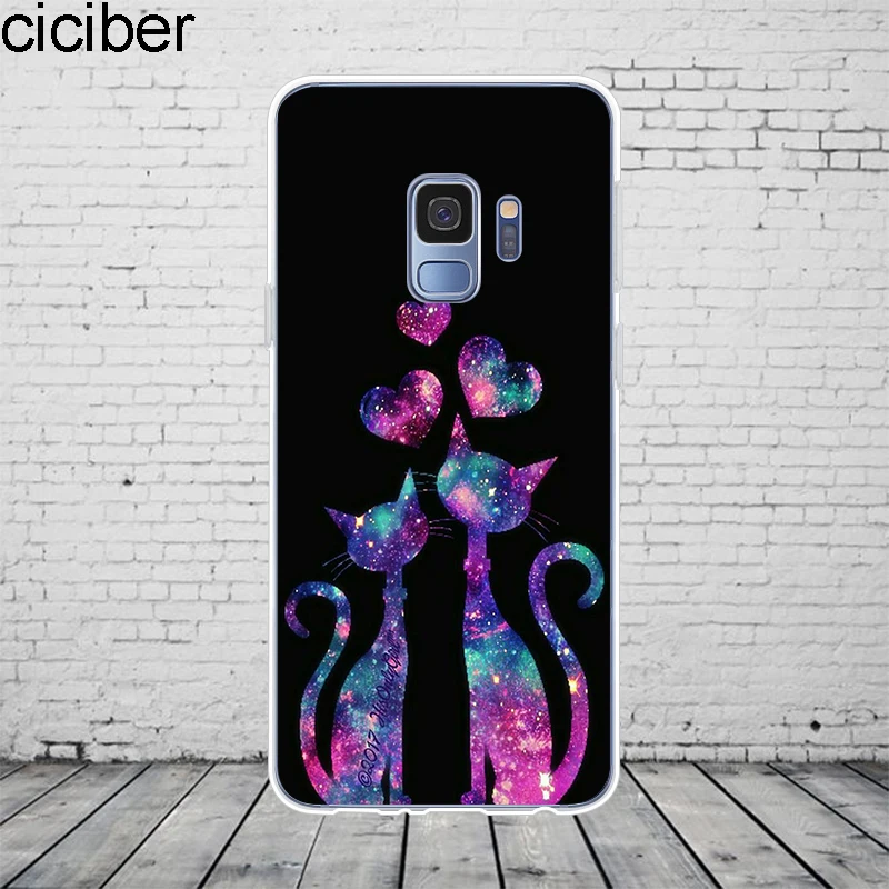 WM04986 С изображением животных, котов Крышка для samsung Galaxy S10 S5 S7 S8 S9 Edge Plus S10 S10e S10+ чехол для телефона для Galaxy Note 10 9 8 5 4 3 Plus TPU - Цвет: WM04986
