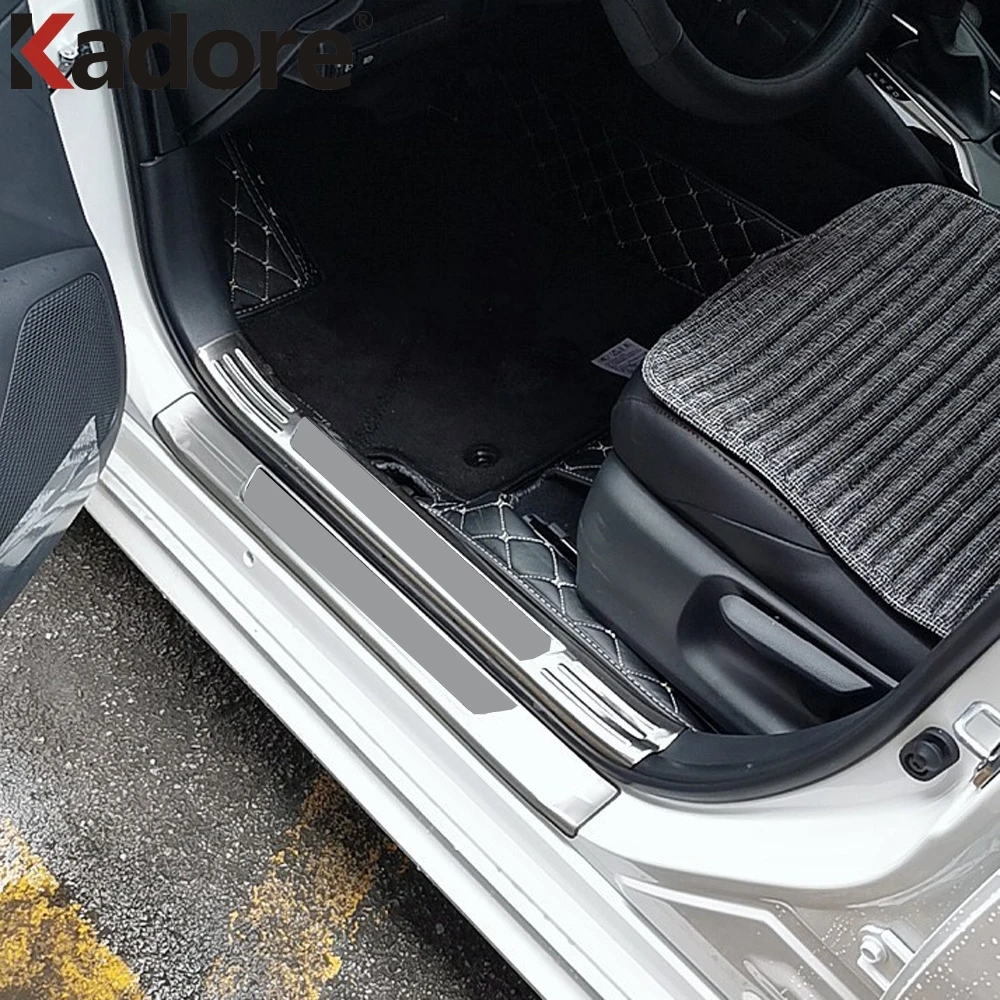 Для Toyota Corolla Sedan 2019 2020 2021 Накладка на порог из нержавеющей стали для автомобиля