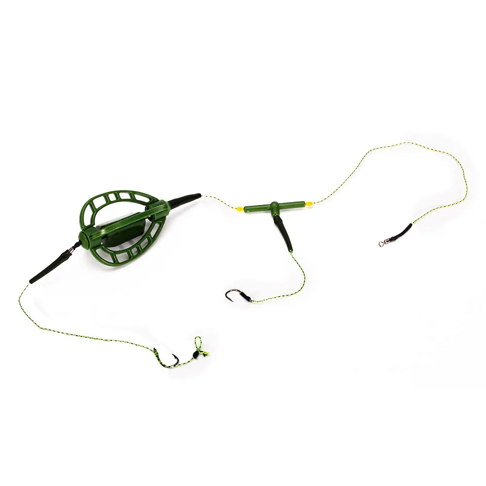 

1PC 35/48g Carp Fishing Bait Cage Line Group Feeder Sinker String Hook Fishing Bait Basket Tackles Accessories