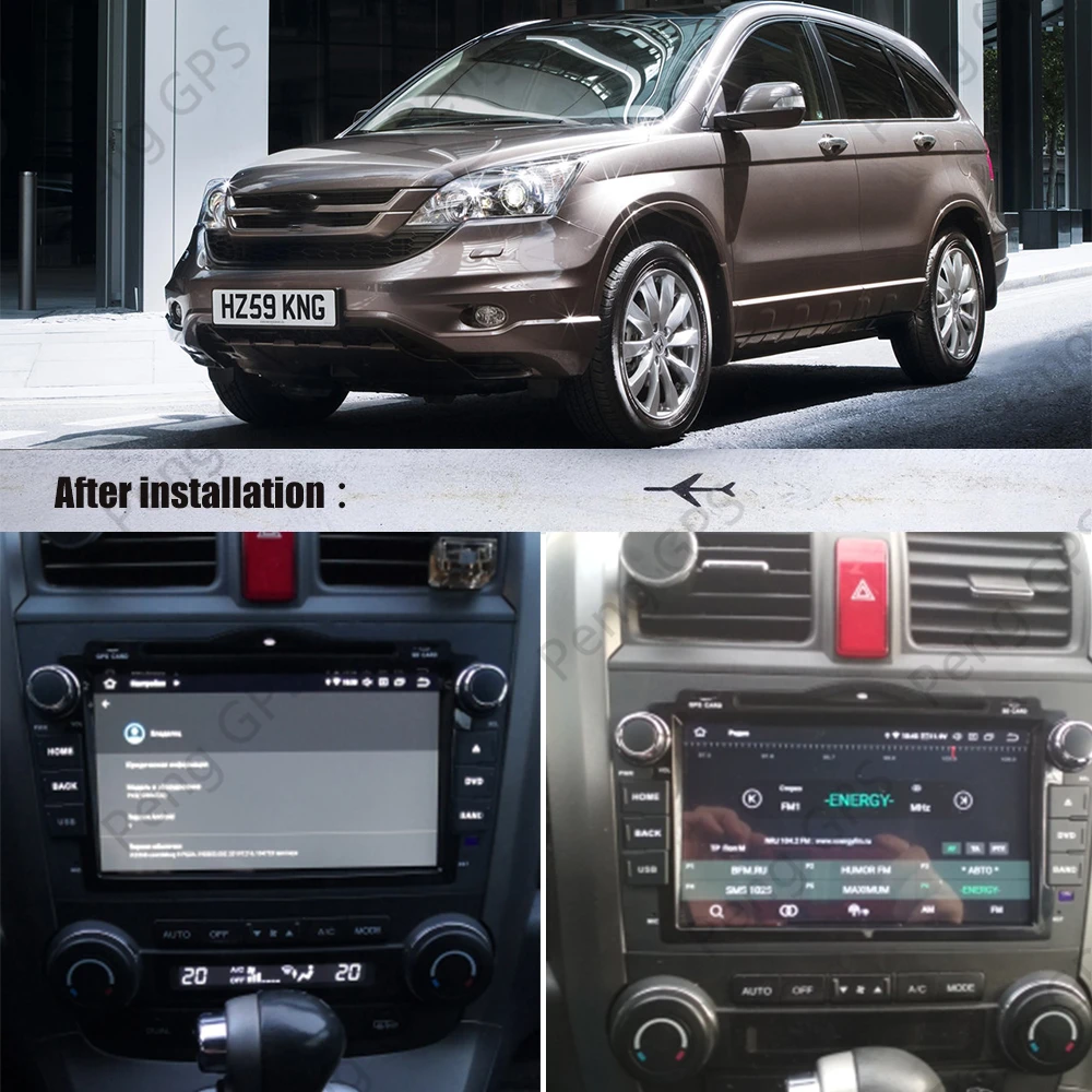 DSP IPS экран Android 10 автомобильный DVD для Хонда сrv CR V 2006 2011 GPS навигации радио