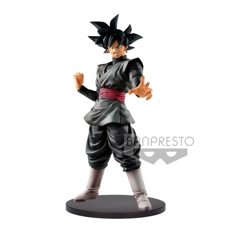 LC Goku Black Tronzo Оригинальные фигурки Dragon Ball Banpresto Broly Goku Vegeta Gogeta Zamasu ПВХ Фигурки игрушки Супер Saiyan Фигурки игрушки - Цвет: LC Goku Black