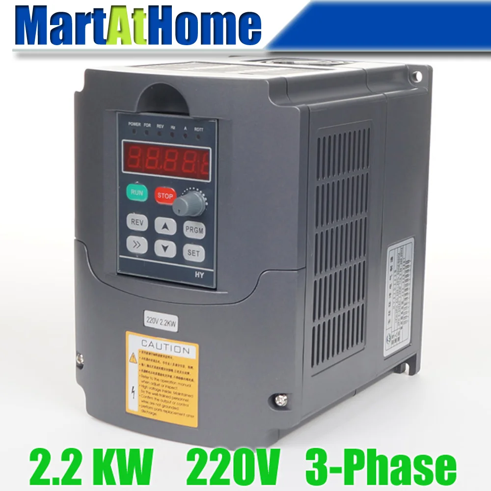 Бесплатная доставка Новый 2.2kw 3HP 220V 10A обычный VFD инвертор с переменной частотой