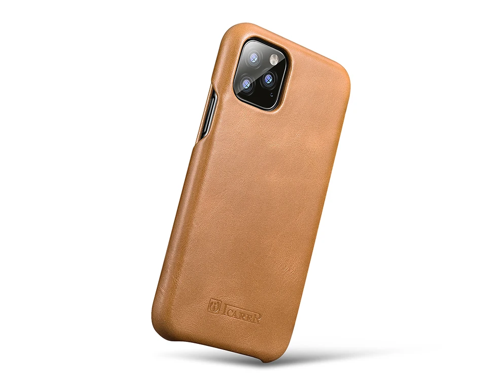 ICARER чехол из натуральной кожи для iPhone 11/Pro/Max роскошный флип-чехол для Apple iPhone 11 Pro Max чехол s