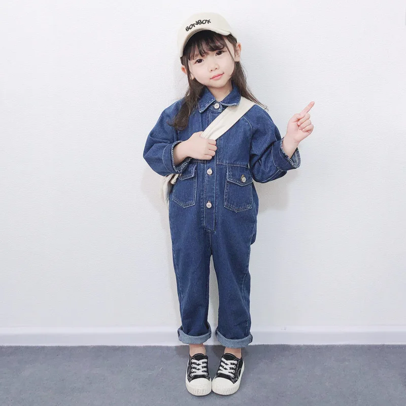 

Girls New Spring and Autumn Denim Jumpsuit Baby Clothes Newborn Girl Outfit Baby Girl Clothes Baby Clothes Girl Baby Girl Romper