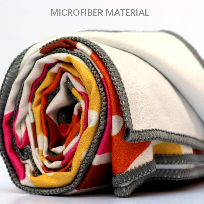 Printed Hot Yoga Towel Microfiber Non Slip Yoga Blanket Fitness Workout Mat Cover Quick Dry Gym Pliates Yoga Mat Towel 182*64cm